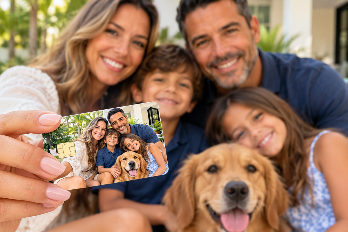 Personalized Credit Card Sticker | Custom Photo or Logo