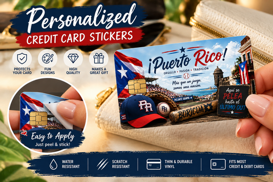 Personalized Credit Card Sticker | Custom Photo or Logo