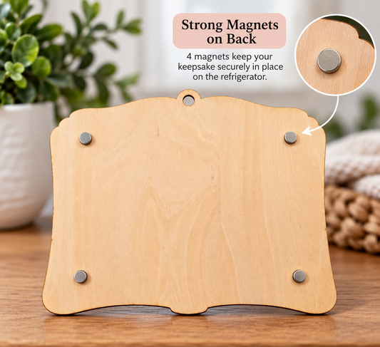Personalized My Favorite Memories | 6-Photo Wooden Ornament or Magnet